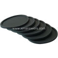 Custom logo silicon rubber coaster holder for cup